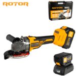 Polizor unghiular cu acumulator 21V/3 Ah, 820 W, 8500 rot/min, Rotor