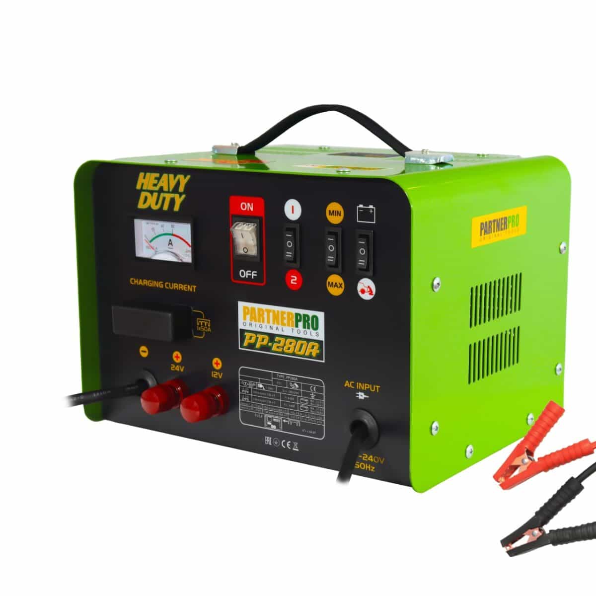 Redresor auto, 12/24 V, 280 A / 1000W, 5 functii de protectie, PartnerPro - imagine 4
