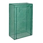 Sera de gradina, otel/plastic, verde, 150 x 100 x 50 cm - imagine 10