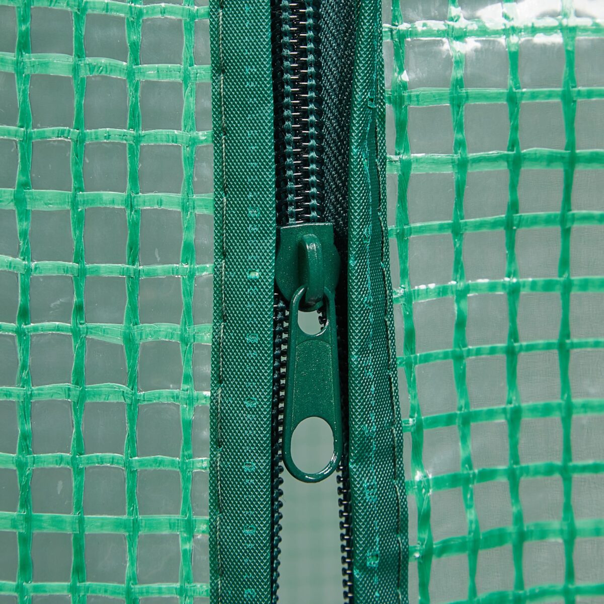Sera de gradina, otel/plastic, verde, 150 x 100 x 50 cm - imagine 9