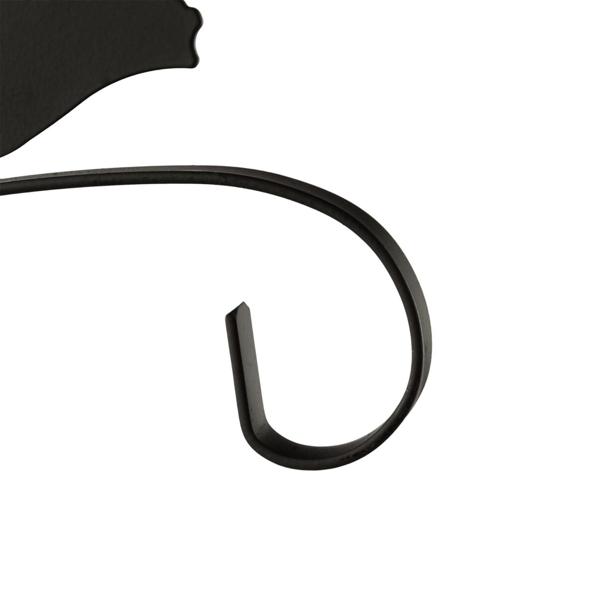 Suport ghivece suspendat, din fier, negru, 30 x 28 x 2 cm - imagine 7