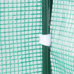 Sera de gradina, otel/plastic, verde, 197 x 197 x 77 cm - imagine 7