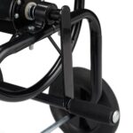 Carucior pentru furtun de gradina, metal, negru - imagine 5