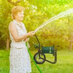 Carucior pentru furtun de gradina, XL, metal, negru - imagine 8