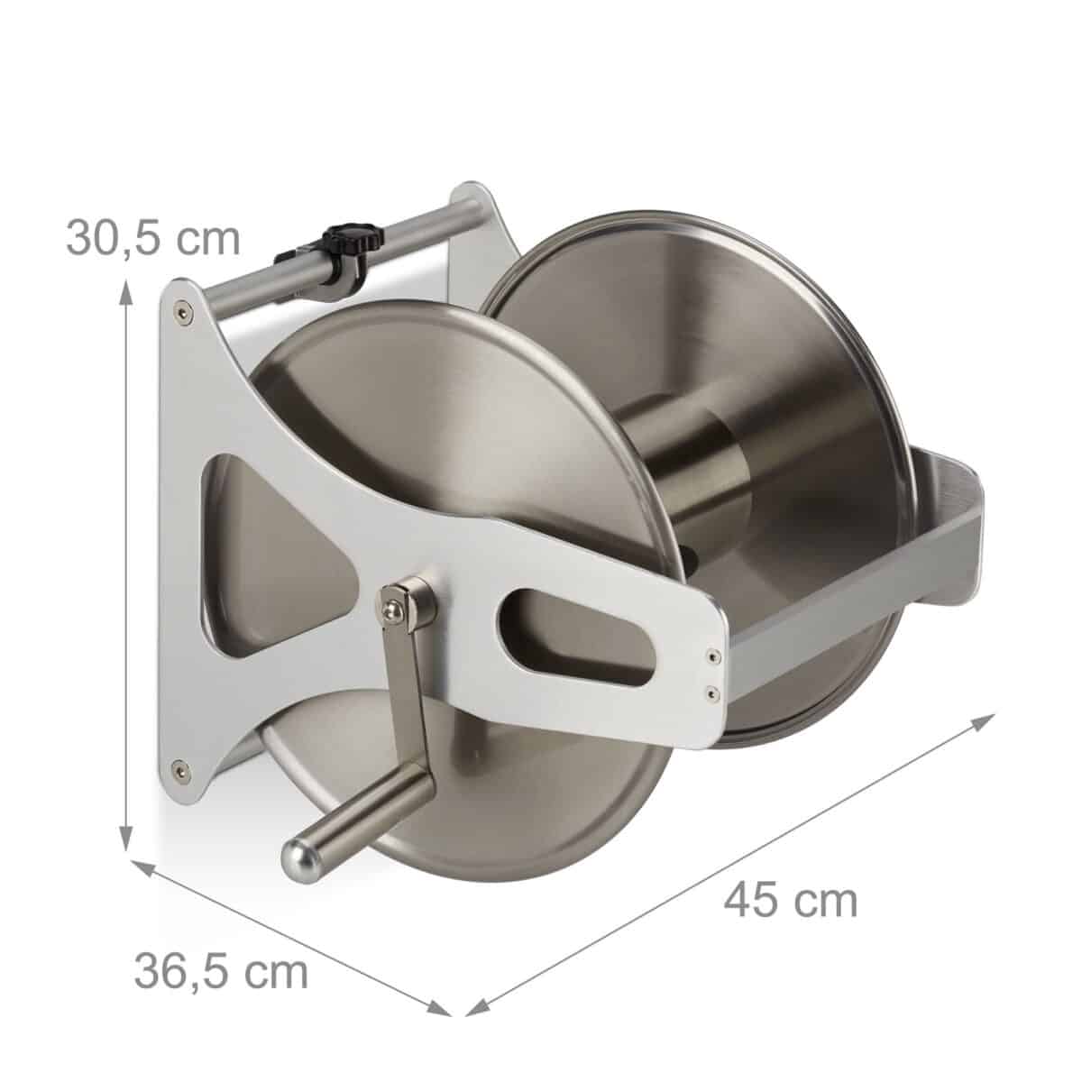 Tambur metalic pentru furtun, capacitate 40 m - imagine 5