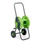 Carucior pentru furtun de gradina, otel/plastic, verde