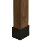 Jardiniera pentru plante, 80 x 74 x 38 cm, din lemn, maro - imagine 8