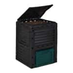 Lada compost, compostor gradina, 230 L, negru