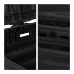 Lada compost, compostor gradina, 230 L, negru - imagine 6