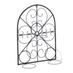 Suport suspendat pentru ghivece, 60 x 43 x 14,5 cm, maro - imagine 2