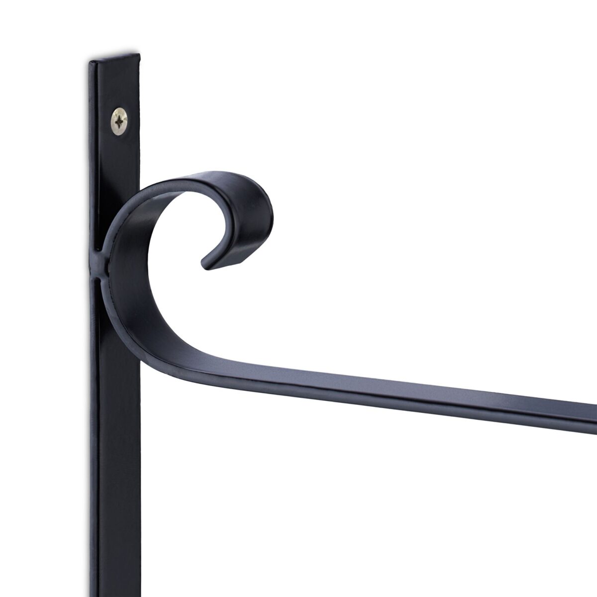 Suport ghivece suspendat, 2 bucati, din fier, negru, 24,5 x 32 x 2 cm - imagine 7