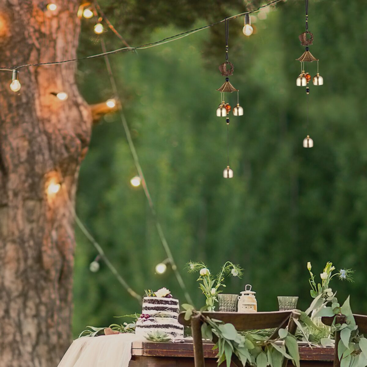 Clopotei de vant, set 2, decoratiuni gradina - imagine 3