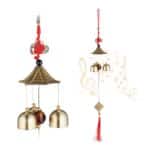 Clopotei de vant, set 2, decoratiuni gradina, design asiatic