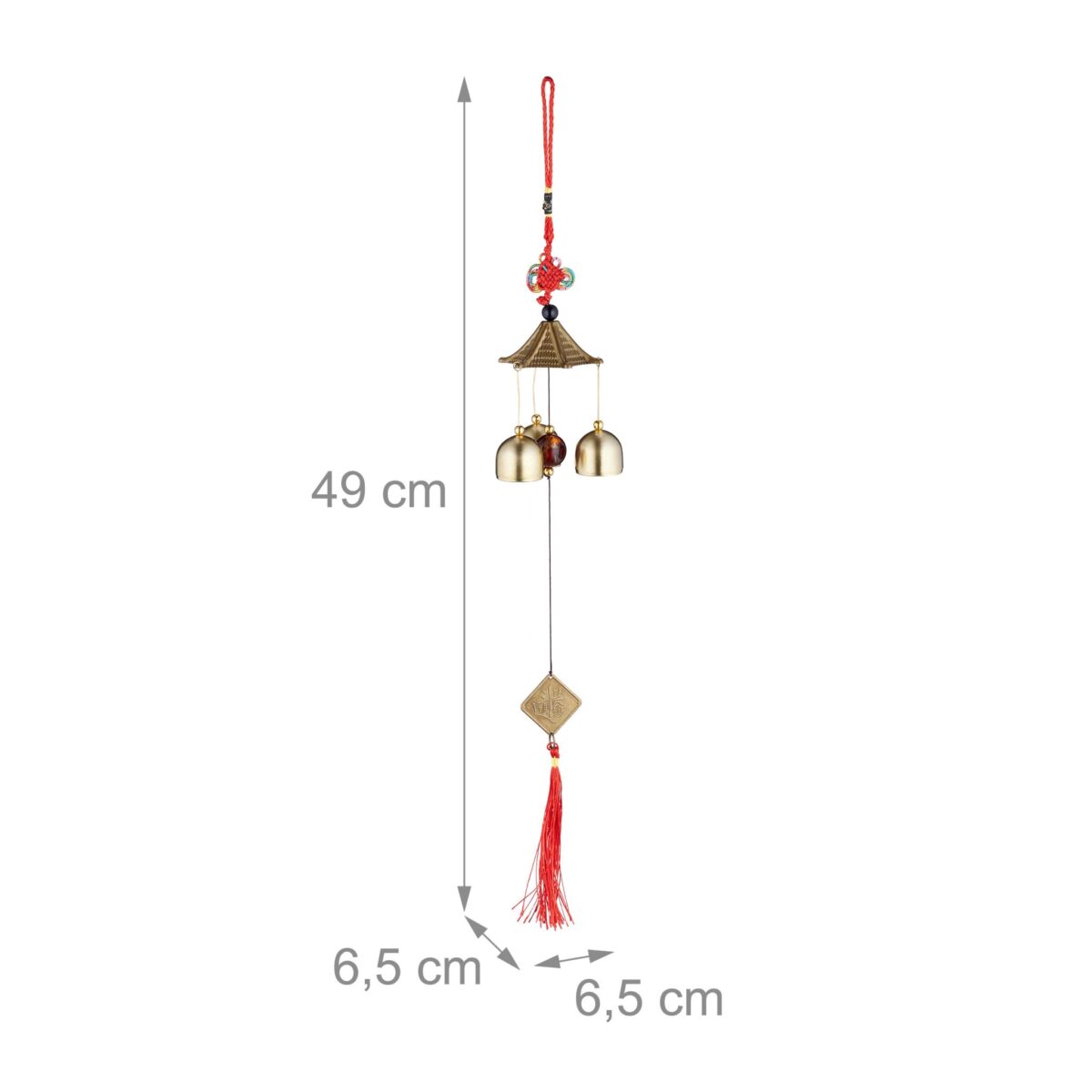Clopotei de vant, set 2, decoratiuni gradina, design asiatic - imagine 2