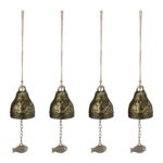 Clopotei de vant, set 4, decoratiuni gradina, Feng Shui