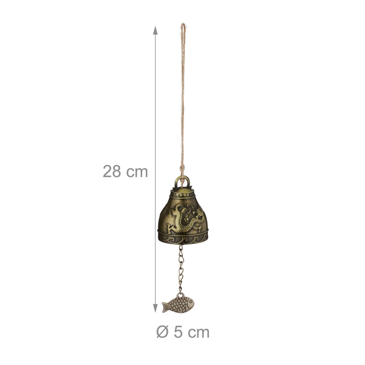 Clopotei de vant, set 4, decoratiuni gradina, Feng Shui - imagine 2