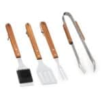 Set 4 tacamuri profesionale pentru gratar sau tigaie, Relaxdays