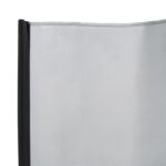 Bordura separatoare pentru gazon, 10m, fier galvanizat, argintiu - imagine 8