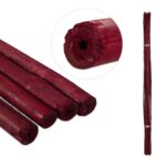 Tarusi din bambus pentru sustinere plante, set 25, 120 cm, visiniu