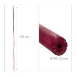 Tarusi din bambus pentru sustinere plante, set 25, 120 cm, visiniu - imagine 2