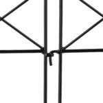 Gardulet decorativ din metal, 6 piese, pentru gazon sau flori, 40 x 54,5 x 1 cm, negru - imagine 7