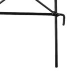 Gardulet decorativ din metal, 6 piese, pentru gazon sau flori, 40 x 54,5 x 1 cm, negru - imagine 4