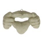 Decoratiune de gradina, 4 piese, din polirasina, maro/crem - imagine 7