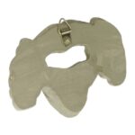 Decoratiune de gradina, 4 piese, din polirasina, maro/crem - imagine 9