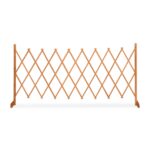 Spalier extensibil pentru flori cataratoare, lemn, 90 x 28 cm, maro - imagine 8