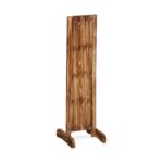 Spalier extensibil pentru flori cataratoare, lemn, 90 x 28 cm, maro - imagine 7