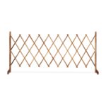 Spalier extensibil pentru flori cataratoare, lemn, 90 x 28 cm, maro - imagine 8