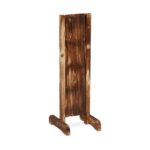 Spalier extensibil pentru flori cataratoare, lemn, 73 x 28 cm, maro - imagine 8