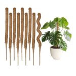Set 10 betisoare nuca de cocos pentru sustinere flori, 60 cm