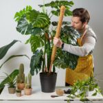 Set 10 betisoare nuca de cocos pentru sustinere flori, 90 cm - imagine 3