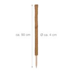 Set 10 betisoare nuca de cocos pentru sustinere flori, 90 cm - imagine 2