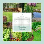 Set 5 panouri de gard pentru gradina, 66 x 76 cm, verde - imagine 4