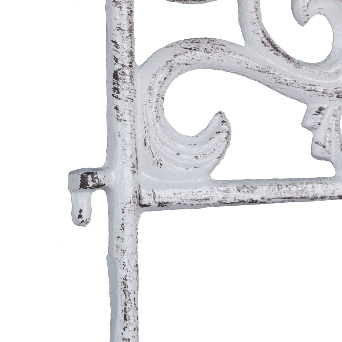 Bordura separatoare pentru gazon, 10 bucati, 27 x 27 x 1 cm, alb - imagine 6
