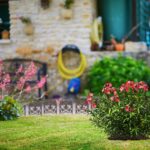 Bordura separatoare pentru gazon, 10 bucati, 32,5 x 17,5 x 1 cm, maro - imagine 4