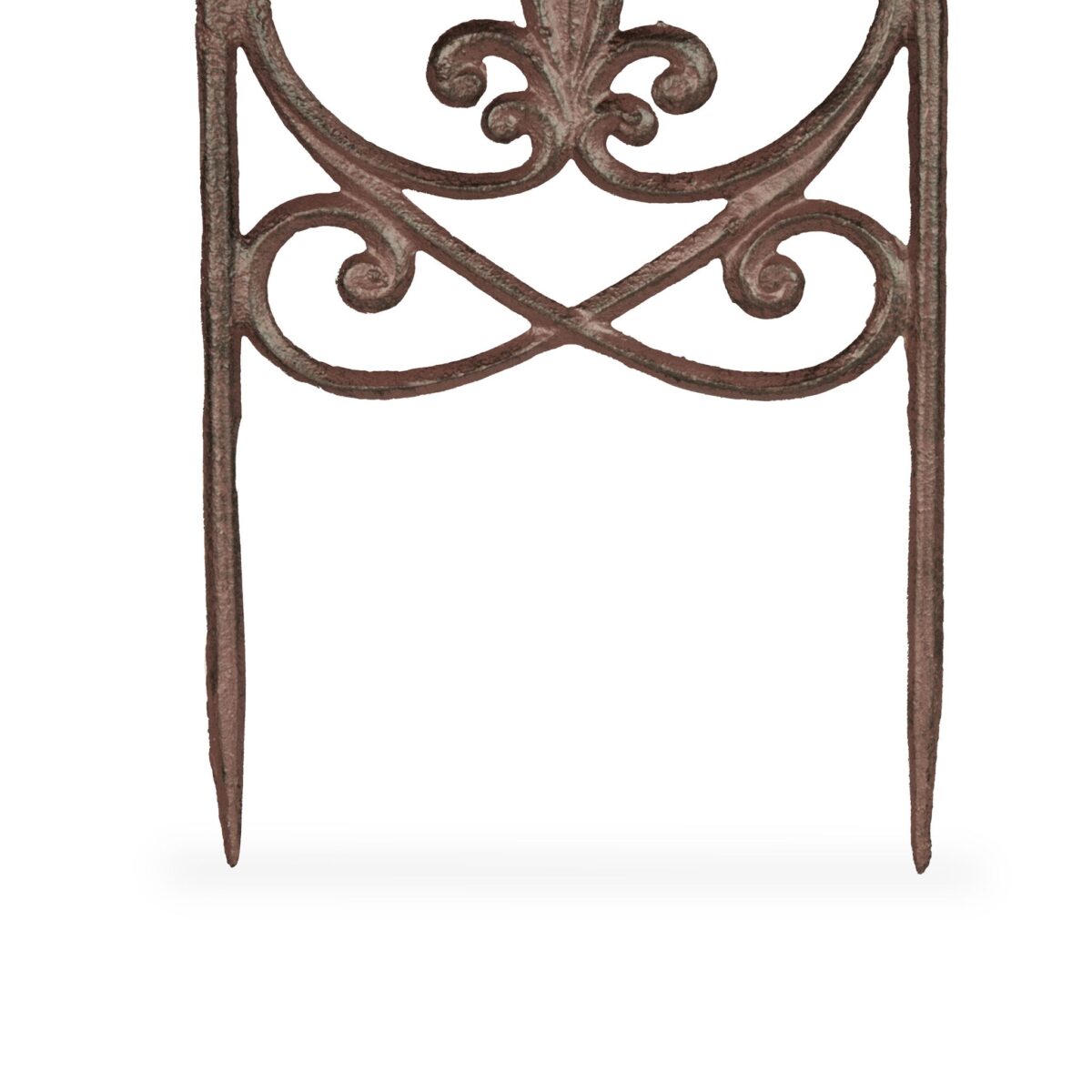 Bordura separatoare pentru gazon, 10 bucati, 32,5 x 17,5 x 1 cm, maro - imagine 6