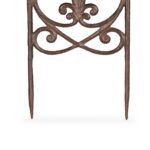 Bordura separatoare pentru gazon, 10 bucati, 32,5 x 17,5 x 1 cm, maro - imagine 6