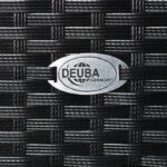 Lada depozitare pentru gradina/terasa Casaria®, poliratan, roti si manere transport, 400 L, negru, 117 x 55 x 64 cm - imagine 5