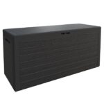 Cutie depozitare pentru terasa Casaria®, 280 L, plastic, negru, 119 x 46 x 57 cm
