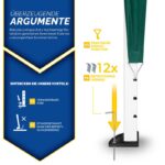 Pavilion de gradina/terasa,Tillvex, cu fermoar, 3 pereti laterali, inaltime reglabila, 3x6m, verde - imagine 7