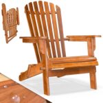 Sezlong din lemn, pliabil, 85 x 69 x 93cm, permite o greutate de 160 kg , CASARIA®