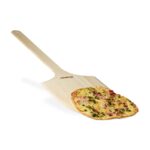 Paleta rotunda pentru pizza, din lemn, 1 x 30 x 78 cm