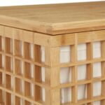 Cos de rufe din bambus, capacitate 48L, 62 x 56 x 35 cm - imagine 8