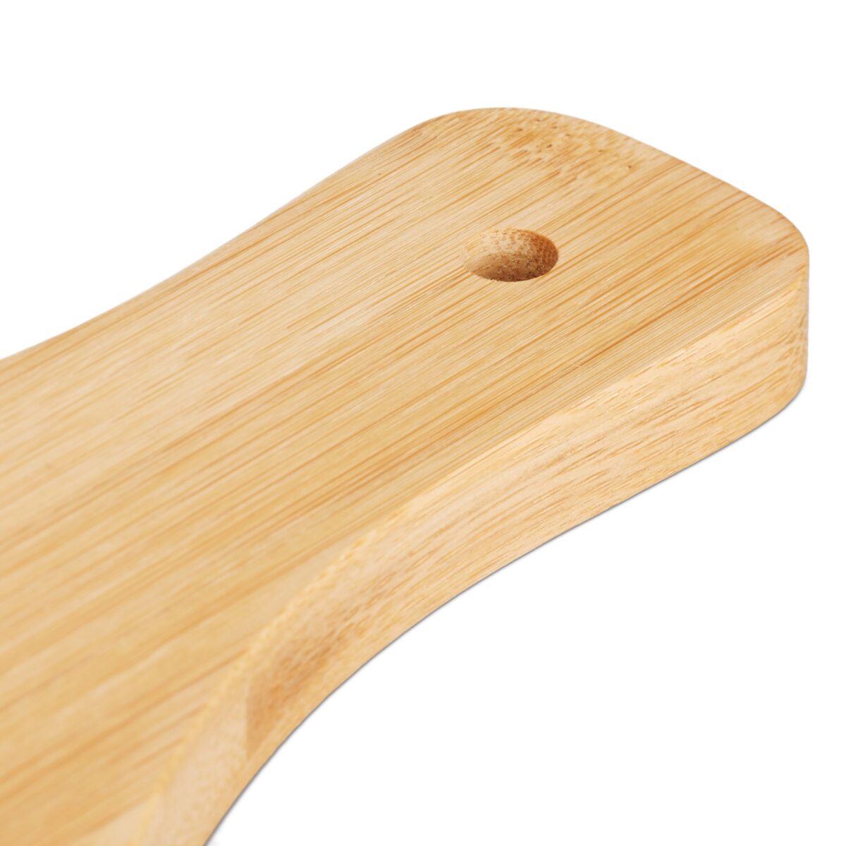 Platou din bambus, cu maner, pentru servire pizza/aperitiv, 1,5 x 45 x 30 cm - imagine 8