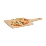 Platou din bambus, cu maner, pentru servire pizza/aperitiv, 1,2 x 50 x 30 cm