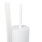 Suport alb pentru hartie igienica si perie de toaleta, otel, 78 x 29 x 20 cm - imagine 5