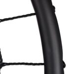Leagan copii si adulti, tip cuib cu plasa, ⌀ 120 cm, negru, Relaxdays - imagine 9